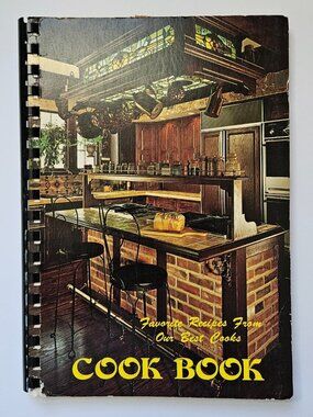 Favorite recipes vintage 1980s cookbook ABWA cottagecore grannycore spiralbound